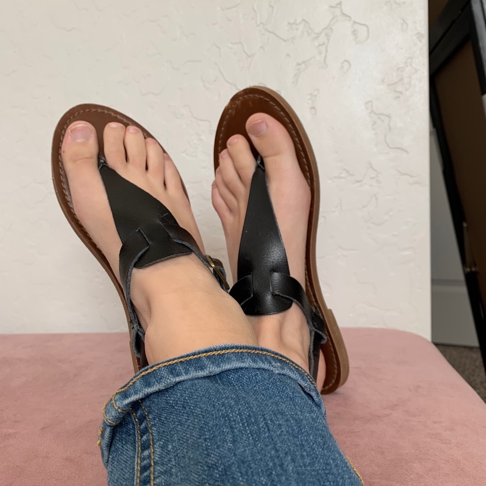 Black sandals